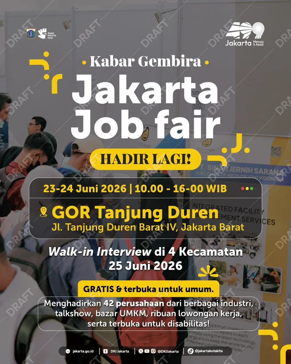 Job Fair Kabupaten Aceh Tengah 2026 (Suku Dinas TKTE Wilayah Kabupaten Aceh Tengah Barat) : 23-24 Juni 2026