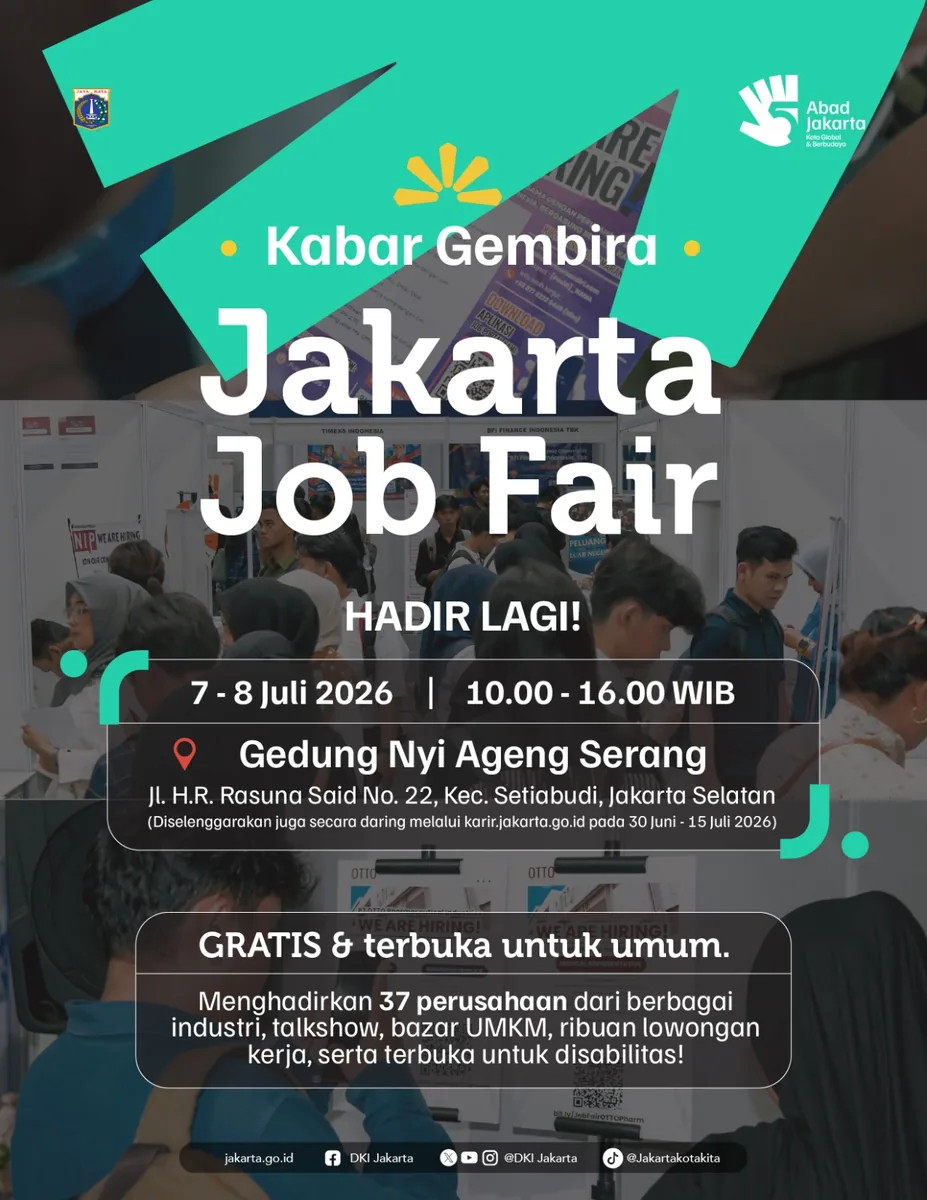 Job Fair Kabupaten Aceh Tengah 2026 (Suku Dinas TKTE Wilayah Kabupaten Aceh Tengah Barat) : 7-8 Juli 2026